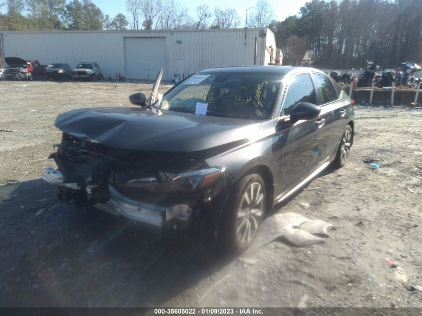 2022 HONDA CIVIC HATCHBACK EX-L VIN: 19XFL1H77NE013819
