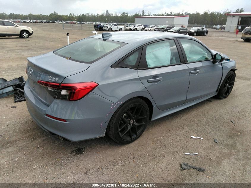 2022 HONDA CIVIC SEDAN SPORT VIN: 2HGFE2F50NH573396