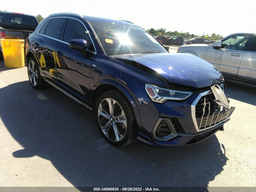 2021 AUDI Q3 S LINE PREMIUM PLUS VIN: WA1EECF35M1049988