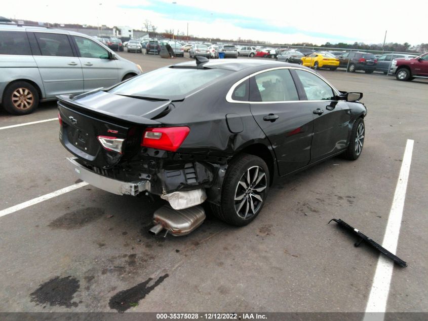 2022 CHEVROLET MALIBU RS VIN: 1G1ZG5ST9NF195973