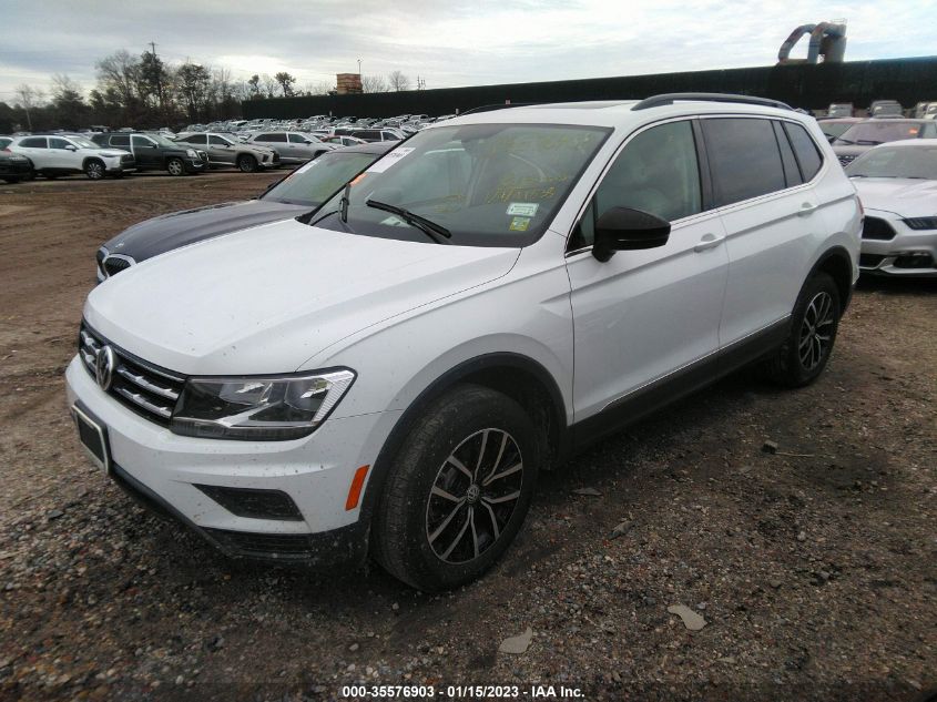 2021 VOLKSWAGEN TIGUAN SE/SE R-LINE BLACK/SEL VIN: 3VV2B7AX8MM033632