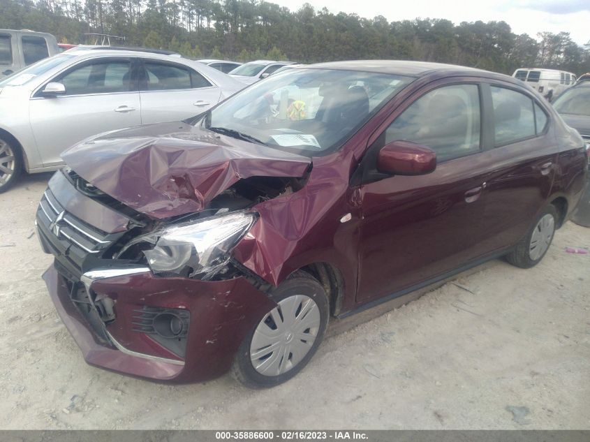 2022 MITSUBISHI MIRAGE G4 ES/LE/BLACK EDITION VIN: ML32FUFJ4NHF00658