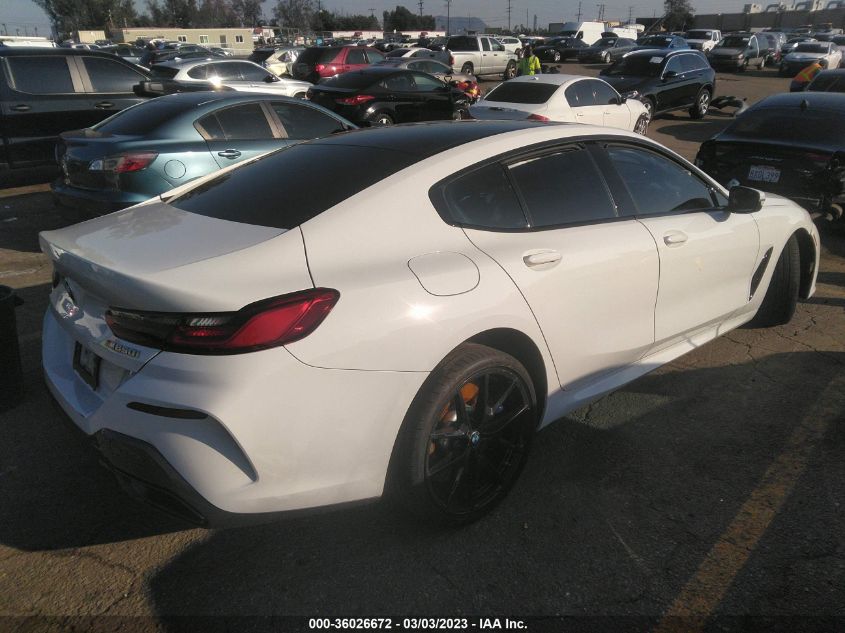 2022 BMW 8 SERIES M850I VIN: WBAGV8C01NCJ74706