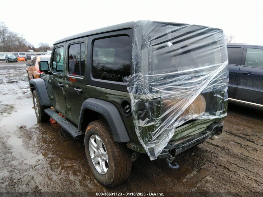 2022 JEEP WRANGLER UNLIMITED SPORT S VIN: 1C4HJXDG8NW132976