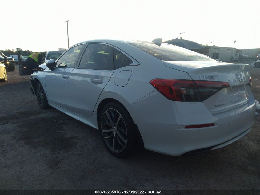 2022 HONDA CIVIC SEDAN TOURING VIN: 2HGFE1F99NH326830