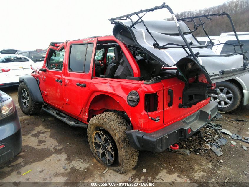 2021 JEEP WRANGLER UNLIMITED RUBICON VIN: 1C4HJXFN0MW513909