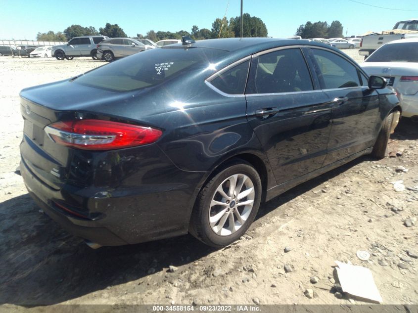 2020 FORD FUSION SE VIN: 3FA6P0HD1LR232355