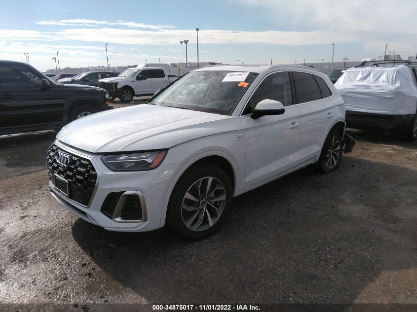 2022 AUDI Q5 S LINE PREMIUM PLUS VIN: WA1EAAFY8N2107812