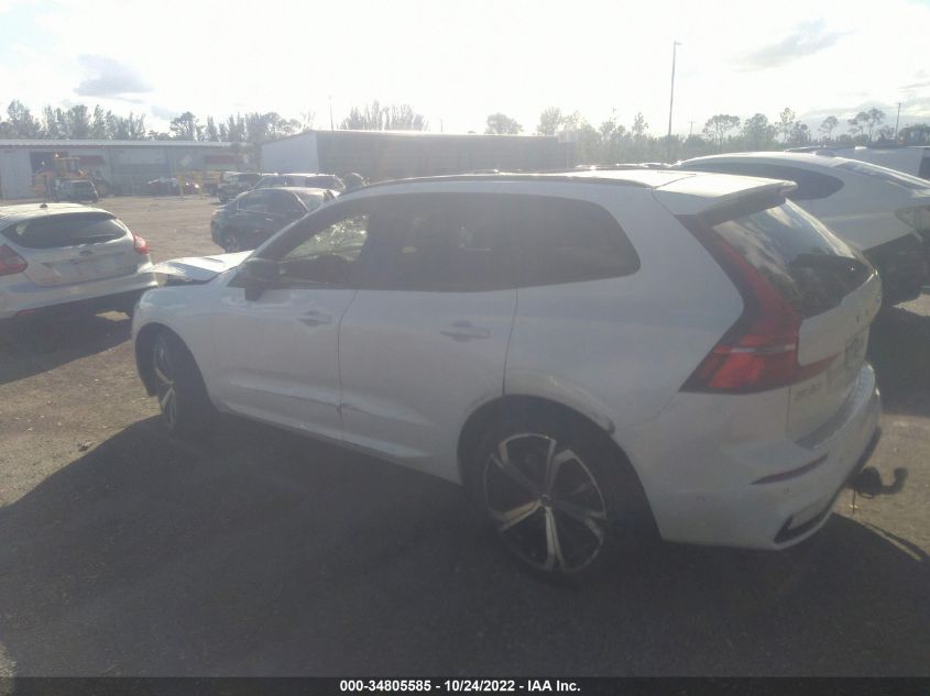 2022 VOLVO XC60 R-DESIGN VIN: YV4062RMXN1083080