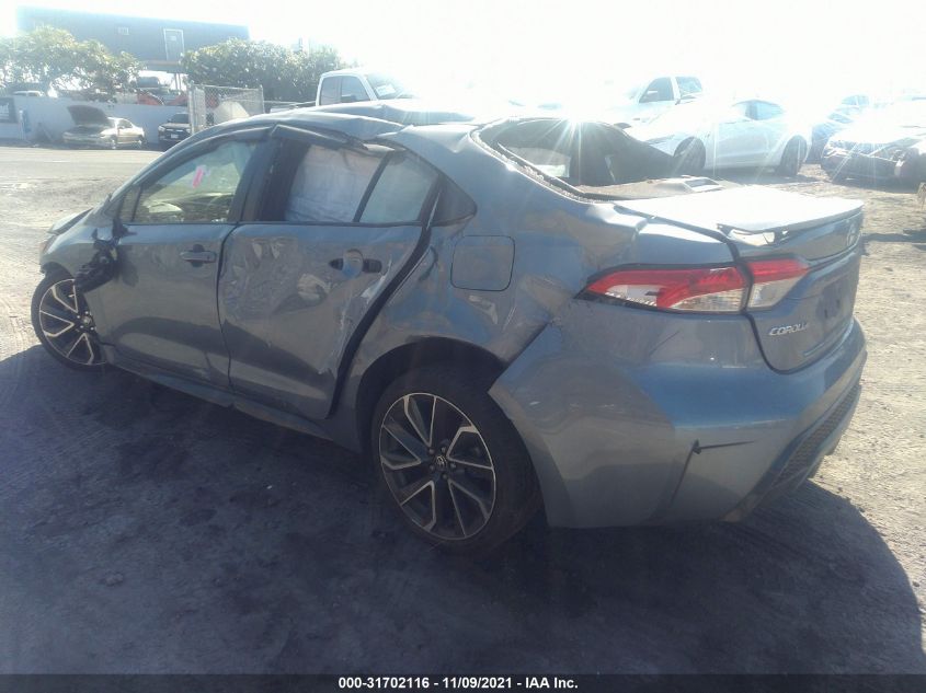 2020 TOYOTA COROLLA SE/NIGHTSHADE VIN: JTDS4RCE0LJ048282