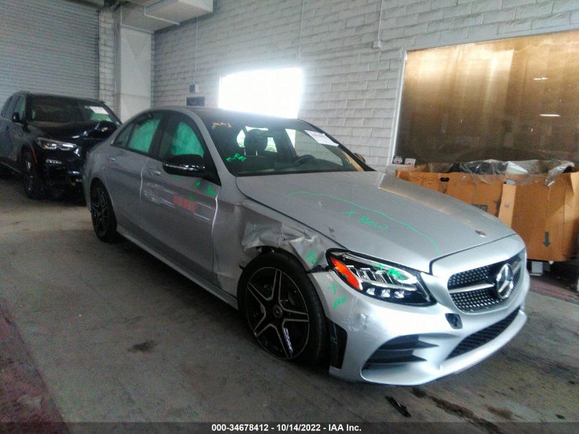 2021 MERCEDES-BENZ C-CLASS C 300 VIN: W1KWF8DB8MR619391