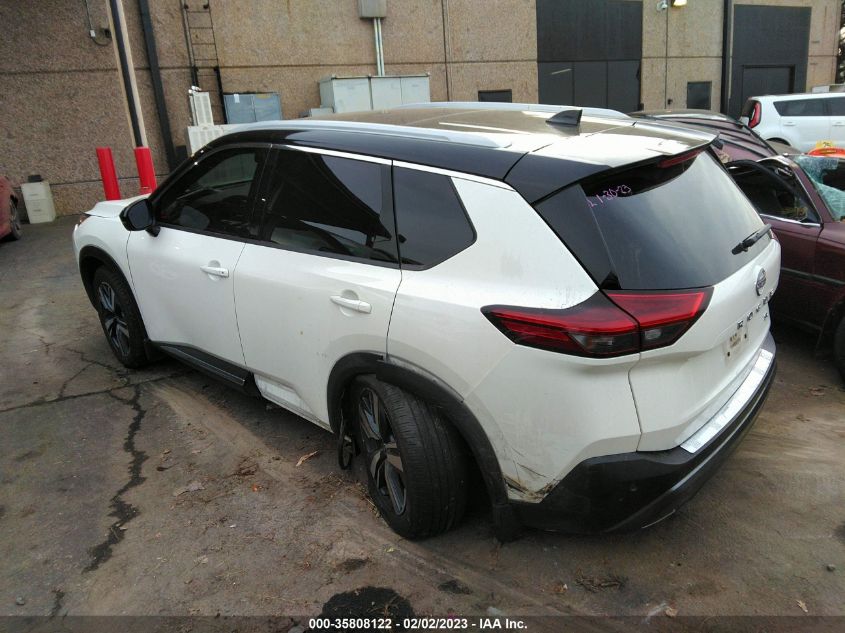 2022 NISSAN ROGUE SL VIN: JN8BT3CA7NW042387