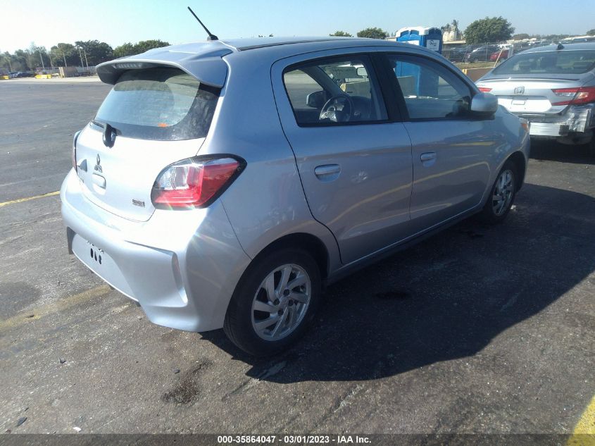 2022 MITSUBISHI MIRAGE ES/LE VIN: ML32AUHJ8NH001953