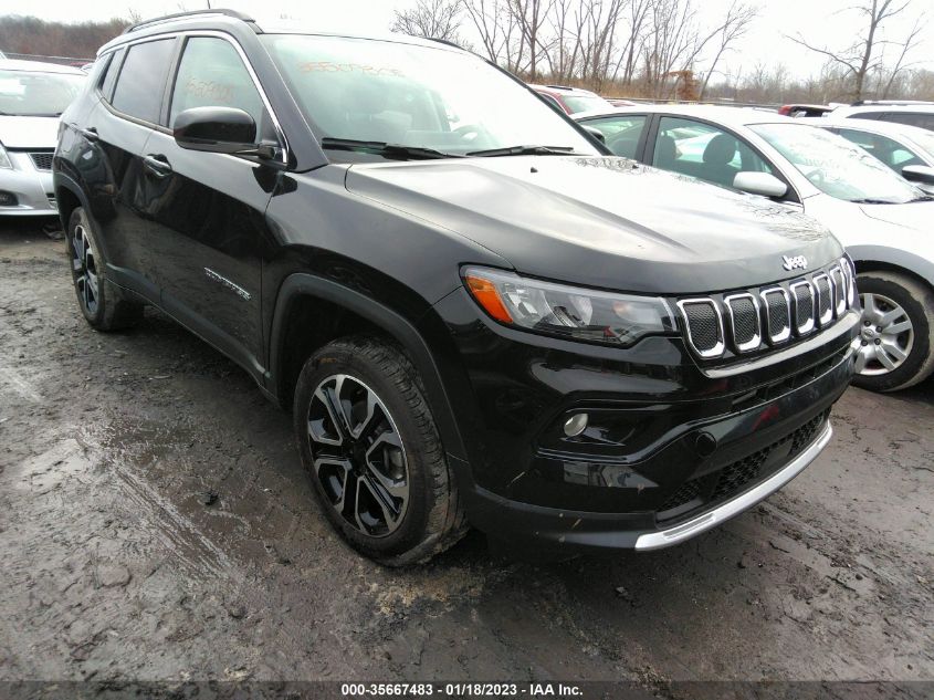 2022 JEEP COMPASS LIMITED VIN: 3C4NJDCB6NT105451