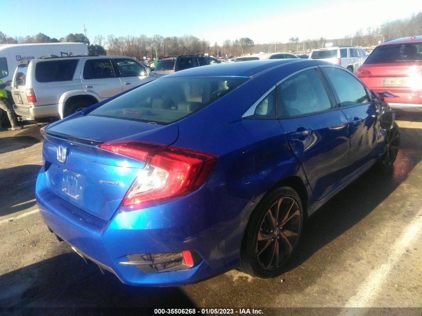 2021 HONDA CIVIC SEDAN SPORT VIN: 19XFC2F86ME201215
