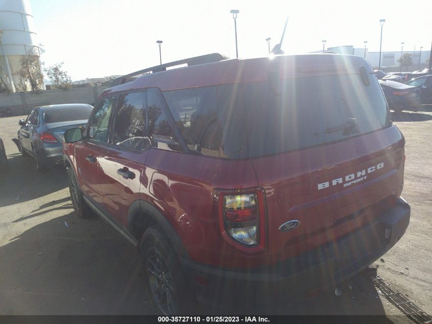 2021 FORD BRONCO SPORT BIG BEND VIN: 3FMCR9B69MRA95104