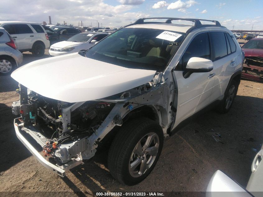 2021 TOYOTA RAV4 HYBRID LIMITED VIN: JTMD6RFV7MJ007499