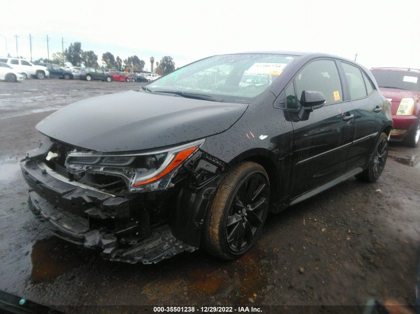 2022 TOYOTA COROLLA HATCHBACK SE/NIGHTSHADE/XSE VIN: JTND4MBE7N3169973
