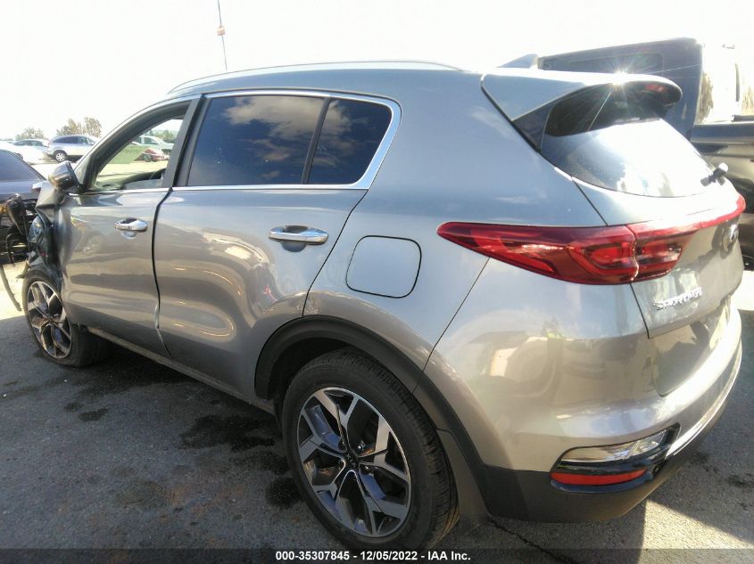 2020 KIA SPORTAGE EX VIN: KNDPN3AC4L7821933