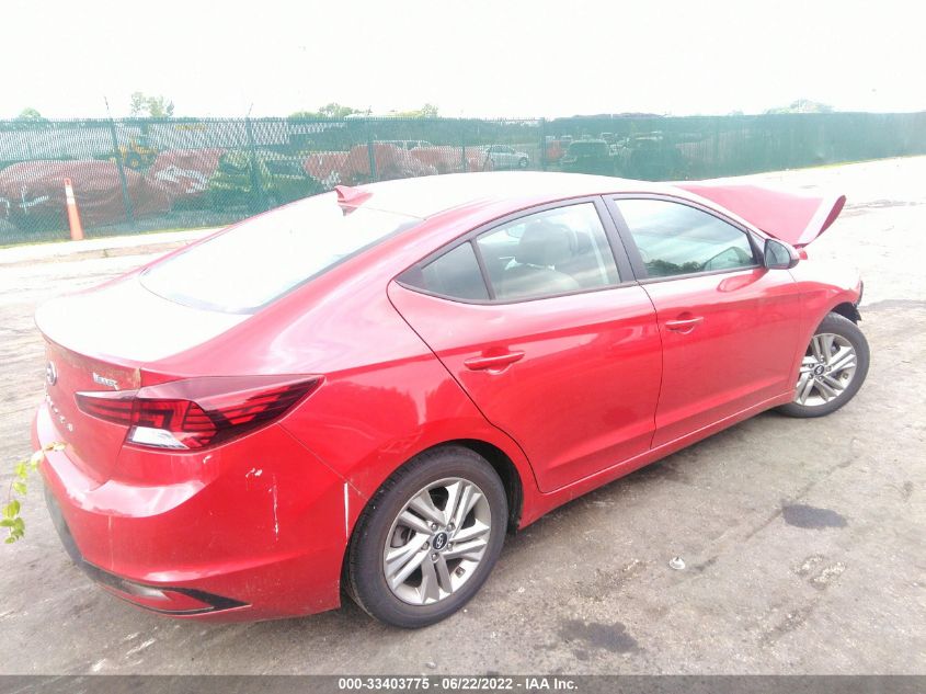 2020 HYUNDAI ELANTRA SEL VIN: 5NPD84LF7LH534315