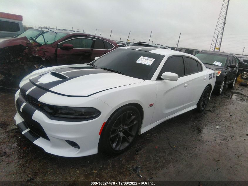 2021 DODGE CHARGER SCAT PACK VIN: 2C3CDXGJ8MH557026