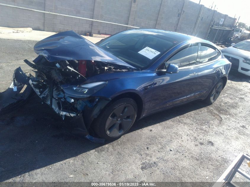 2023 TESLA MODEL 3 VIN: 5YJ3E1EA7PF385185