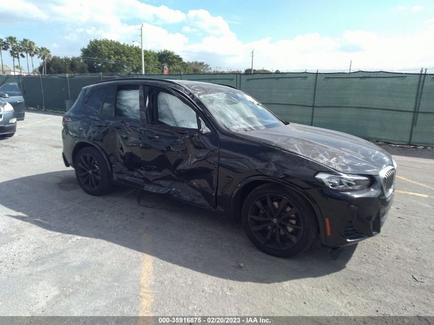 2022 BMW X3 SDRIVE30I VIN: WBX47DP03NN137182