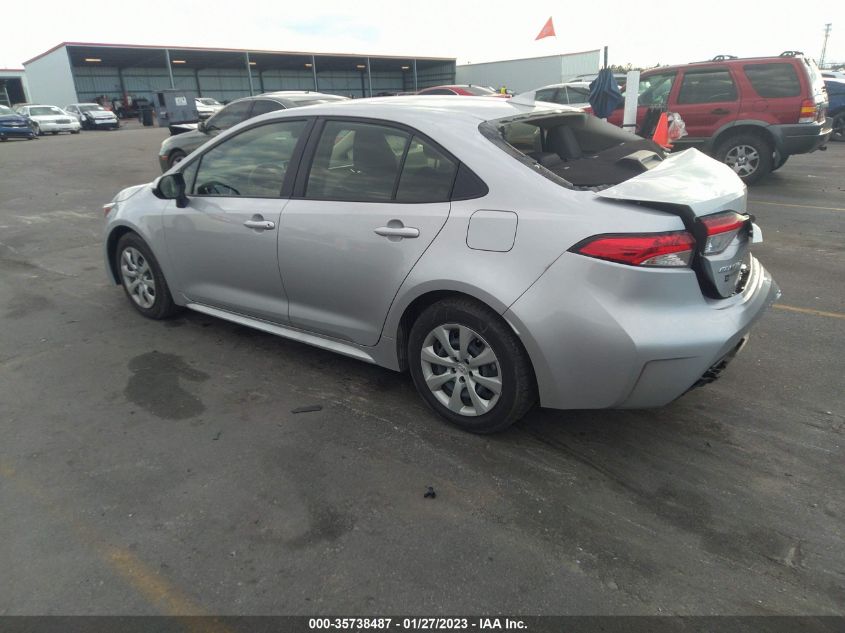 2022 TOYOTA COROLLA LE VIN: JTDEPMAE9N3015802