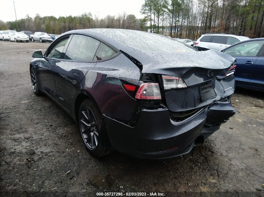 2022 TESLA MODEL 3 LONG RANGE VIN: 5YJ3E1EB8NF182053