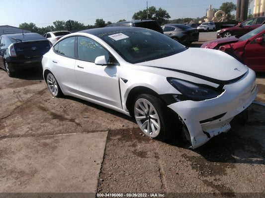 2022 TESLA MODEL 3 VIN: 5YJ3E1EAXNF126753