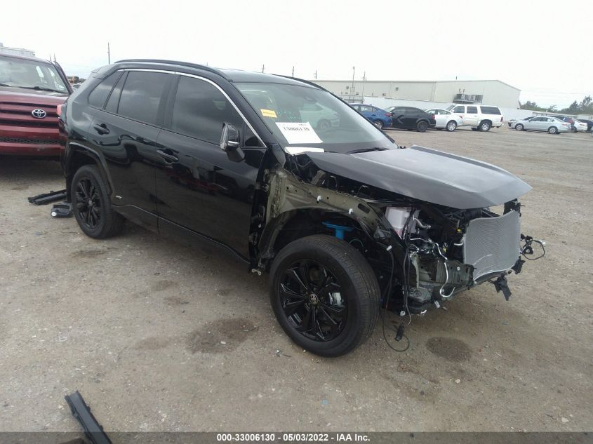 2022 TOYOTA RAV4 HYBRID SE VIN: 4T3T6RFV9NU074538