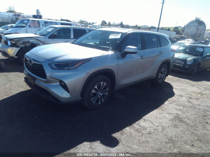 2023 TOYOTA HIGHLANDER L/LE/XLE/XSE/LIMITED VIN: 5TDKDRBH5PS002872