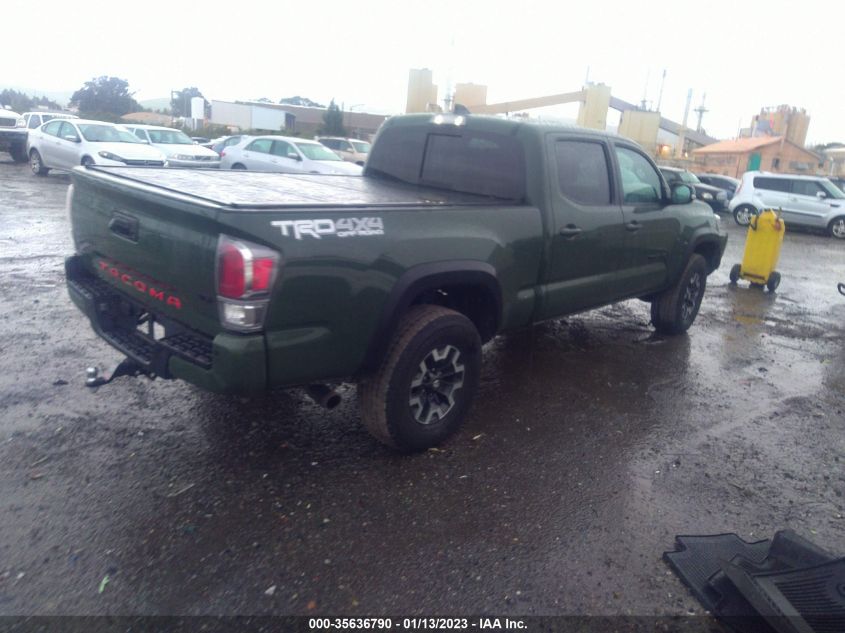 2021 TOYOTA TACOMA 4WD TRD OFF ROAD VIN: 3TMDZ5BN6MM119946