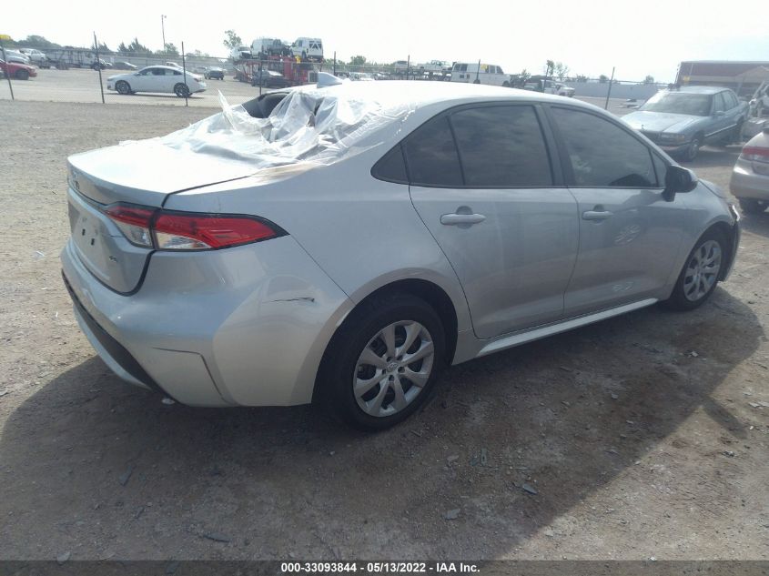 2021 TOYOTA COROLLA LE VIN: 5YFEPMAE3MP207500