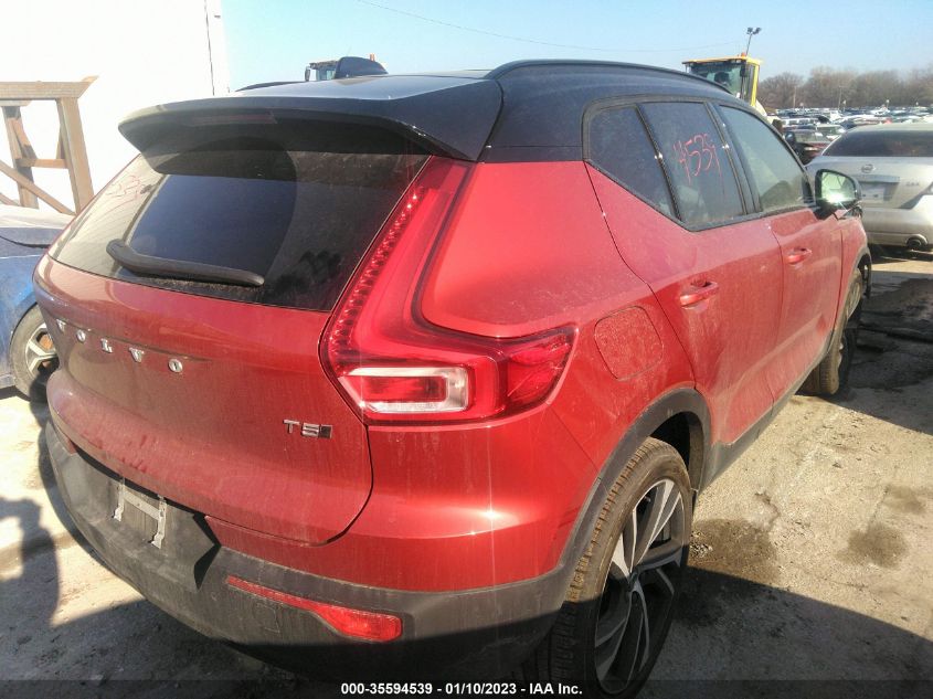 2021 VOLVO XC40 R-DESIGN VIN: YV4162UM0M2405357