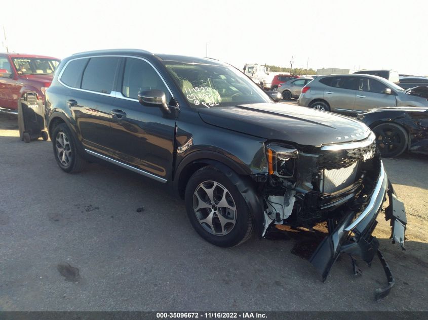 2022 KIA TELLURIDE EX VIN: 5XYP34HC0NG321808