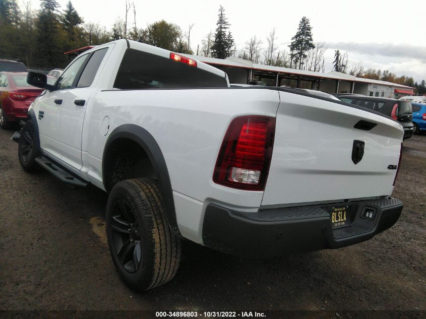 2021 RAM 1500 CLASSIC WARLOCK VIN: 1C6RR7GG3MS525449