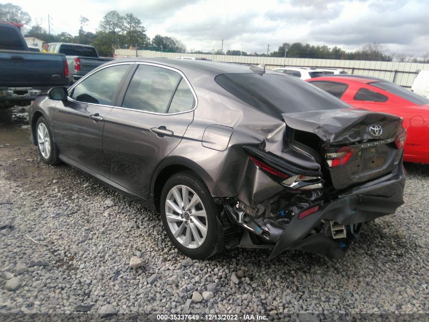 2022 TOYOTA CAMRY LE VIN: 4T1C11AK9NU639487