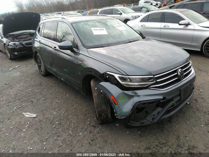 2022 VOLKSWAGEN TIGUAN SE VIN: 3VV2B7AX7NM014944