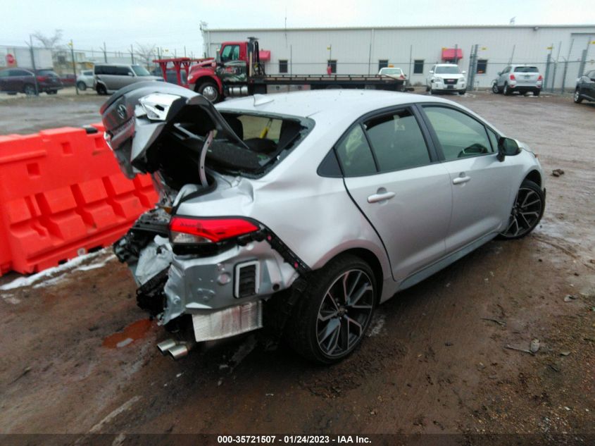 2022 TOYOTA COROLLA SE/SE NIGHTSHADE/APEX SE VIN: JTDS4MCE3N3501109