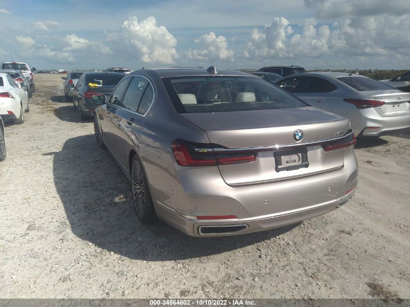 2021 BMW 7 SERIES 740I VIN: WBA7T2C03MCF81513