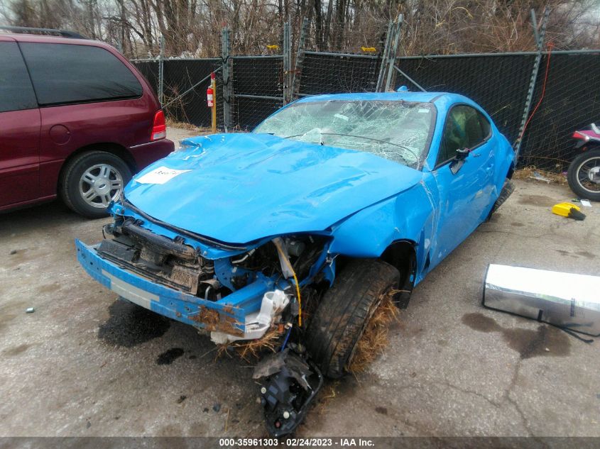 2022 TOYOTA GR86 PREMIUM VIN: JF1ZNBE1XN9755316