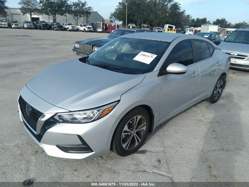2022 NISSAN SENTRA SV VIN: 3N1AB8CV0NY267143