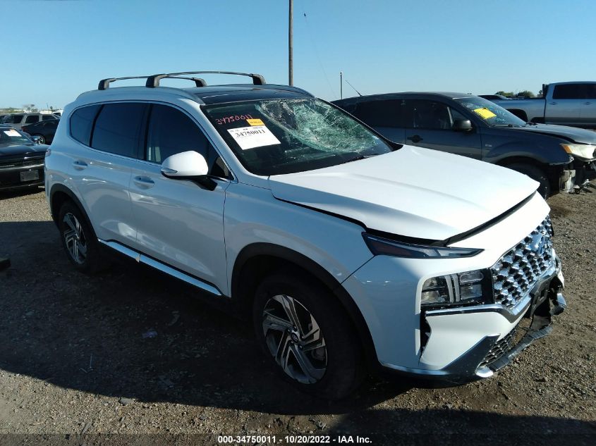 2022 HYUNDAI SANTA FE SEL VIN: 5NMS34AJ6NH467798