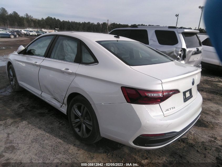 2022 VOLKSWAGEN JETTA SE VIN: 3VW7M7BUXNM023993