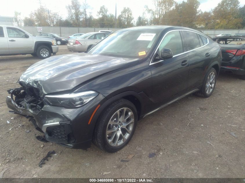 2021 BMW X6 XDRIVE40I VIN: 5UXCY6C03M9D75114