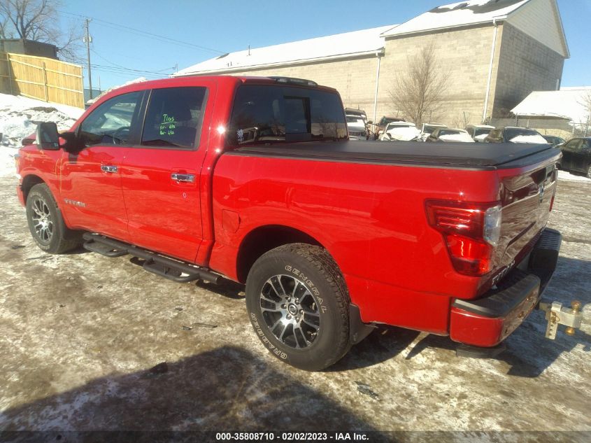 2021 NISSAN TITAN SV VIN: 1N6AA1EDXMN522191