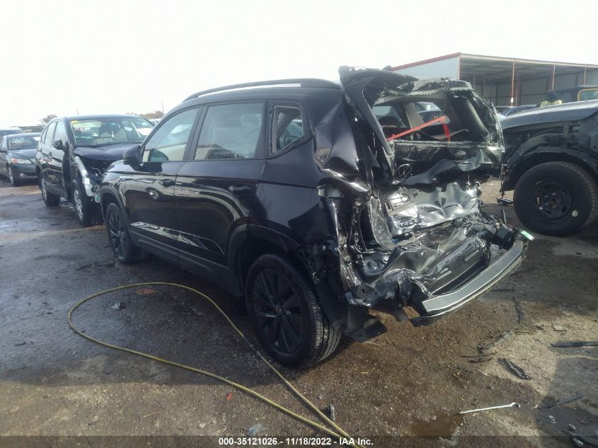 2022 VOLKSWAGEN TAOS S VIN: 3VVDX7B23NM014162
