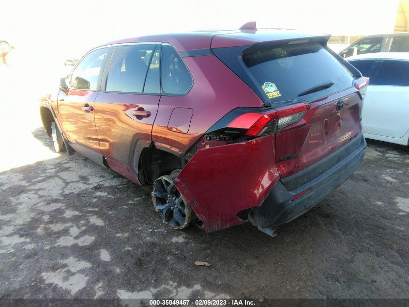 2022 TOYOTA RAV4 LE VIN: 2T3H1RFV8NW228600