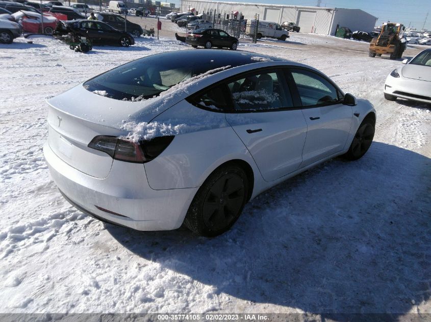 2022 TESLA MODEL 3 VIN: 5YJ3E1EA9NF324899